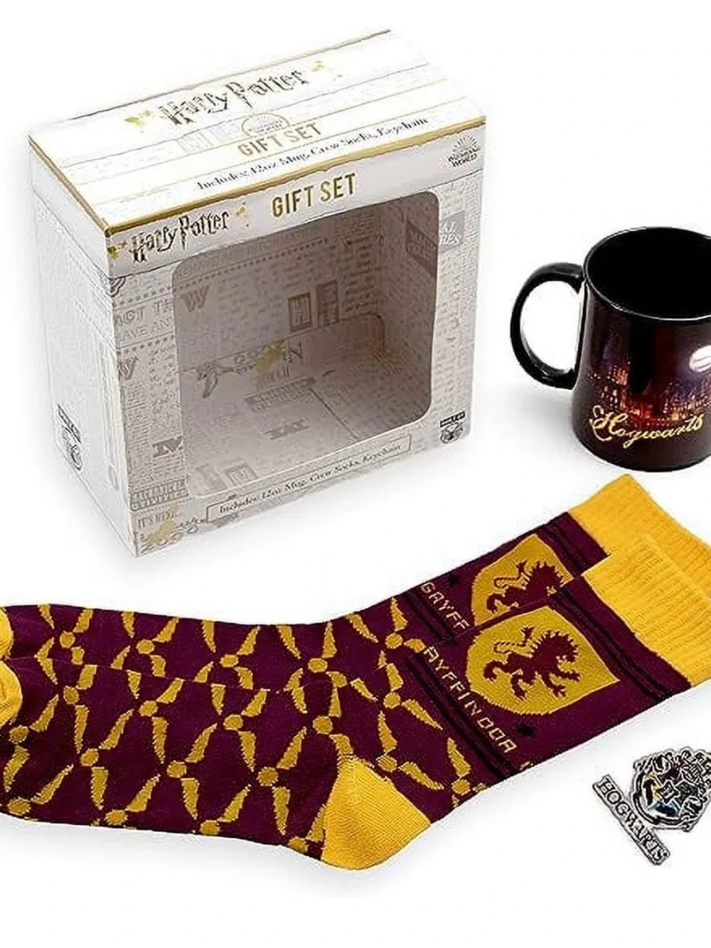 Warner Bros. Harry Potter Gift Set in White and Gold